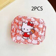 Sanrio 1 stuk schattige Oxford stoffen draagbare cosmetische tas met ritssluiting, opbergorganizer voor maandverband