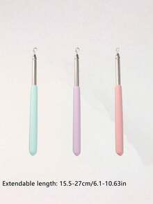 Công cụ hỗ trợ đeo vòng tay 1 cái, có sẵn kiểu kẹp và móc, thích hợp cho vòng đeo tay tự đeo, giữ ảnh và ghi chú, v.v., lớp nhựa để bảo vệ đồ trang sức khỏi bị trượt và trầy xước, di động và thuận tiện để mang theo, tương thích với mọi đồ trang sức - Dụng cụ đeo trang sức - Xem 30