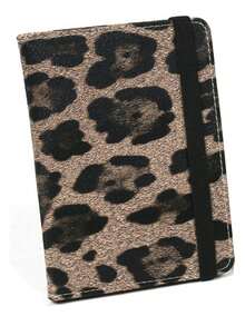 1pc RFID Anti Demagnetization Leopard Print Passport Clip, With Elastic Band To Tie The Passport Book. Multi Slot Airline Ticket Jacket. Convenient And Practical, Sturdy And Durable, ID Storage Bag. Home And Daily Necessities - Multicolor - View 11