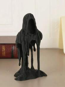 1pc Unique Melting Grim Reaper Statue - Gothic Art Plastic Sculpture, Suitable For Home And Office Decor, Multi-Functional Indoor/Outdoor Use, Great For Halloween And More Holidays, No Power Needed, Gothic Home Decor Halloween Decor Room Decor - Multicolor - View 6