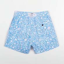 Apres Life Kids Under The Sea Blue Swimshorts - Blue and White - View 2