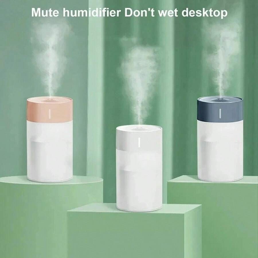 RAF Portable Smart Home & Car Humidifier, USB Fresh Aroma Diffuser, Quiet Evaporative Humidifier, 260ml Mini USB Ultrasonic Aromatherapy Essential Oil Diffuser, Romantic Mist Maker Air Purifier For Home & Car