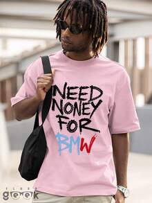 Camisa Camiseta Street Carro Need Monet For BMW Bimmer Ref 1620 FLUXOGEEK - Rosa Bebê - Visão 4