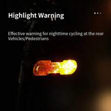 1 szt. Tylne światło rowerowe sterowane zdalnie z klaksonem, kierunkowskazem, ładowaniem przez USB, oświetlenie do jazdy nocnej