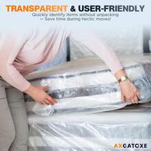 Plastic Mattress Bag For Moving Storage, Waterproof Mattress Cover, Mattress Protector For Moving Supplies - King Size (1.5MIL) - 1,5 triệu - Xem 6