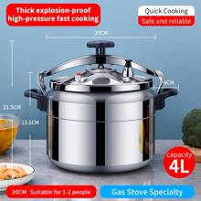 Explosion-Proof Aluminum Alloy Pressure Cooker For Home Gas Stove Commercial Large Capacity Electric Stove Universal Seafood Boil - Black - View 14