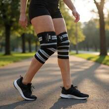 GOGI SPORTS Knee Wraps Premium Quality Crossfit Gym Knee Bandages