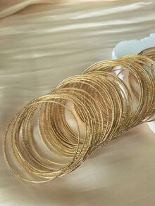 60pcs/Set Middle Eastern Style Women's Bangle Bracelet Set - 100PCS Bracelet Set - View 7