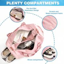 Weekender Bag - Travel Bag Hand Luggage 40x30x20 - Duffle Bag - Unisex - Pink - Pink - View 3