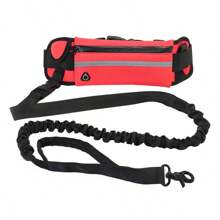 1 Pc Sports Waist Bag Leash High Elastic Anti Impact Tactical Waist For Outdoor Running Walking Dog Leash Pet Supplies