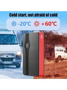 12V 6000mAh 便携式汽车应急启动电源 (6000mAh) | 适用于 2.0L 及以下汽油车的电池充电器/移动电源 - 完美应对道路紧急情况、偏远地区旅行和日常汽车保养 - 彩色 - 查看 5