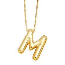 New Fashion Accessories European And American Cross-Border Fashion Simple 26 English Letter Pendant Necklace Niche Temperament Versatile Collarbone Chain Nkb797 - M - View 1
