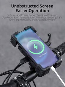 1 pieza Soporte de teléfono automático con sensor de apertura y cierre TOSUOD, ajustable en múltiples ángulos, agarre estable, apto para varios dispositivos, excelente para bicicletas, motocicletas y vehículos eléctricos - Multicolor - Ver 8