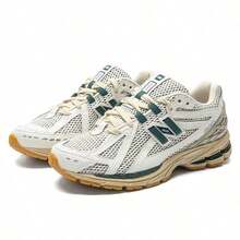 New Balance 1906R 男士运动鞋，透气网眼皮革，舒适缓震，经典款式，抓地力出色，适合日常穿着 M1906RQ - 綠色奶油 - 查看 2