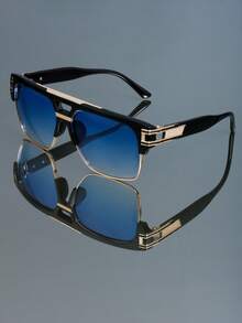 Kính thời trang phong cách Punk đơn giản, cổ điển, phù hợp với mọi phong cách, dành cho nam nữ, dự tiệc, đi chơi, đi biển, đi chơi lễ hội, kính thời trang cá nhân hóa - Nhiều màu - Xem 10