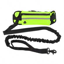 1 Pc Sports Waist Bag Leash High Elastic Anti Impact Tactical Waist For Outdoor Running Walking Dog Leash Pet Supplies