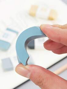 2 pezzi Gomme da cancellare minimaliste, assortimento casuale, alta qualità morbide e pulite, forniture per l'arte, forniture scolastiche, articoli di cartoleria, premi e regali