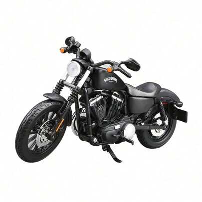 Burago 1/12 Scale Classic Harley-Davidson Motorcycle Series 2013 FLHTK Electra Glide Ultra Limited & 2017 Road King Special Model Collection Simulation Alloy Motorcycle New Year Birthday Gift