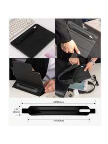 Pure PU Leather Pen Holder, Tablet Stylus Storage Box, Capacitive Pen Case, Tablet Pen Holder, Elastic Pen Sleeve, Suitable For Most Stylus Pens (Multiple Colors) - Multicolor - View 5