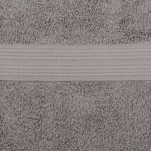 Toallas anti-decoloración 6 piezas 100% algodón, suaves y absorbentes, color gris - Carmesí - Ver 6