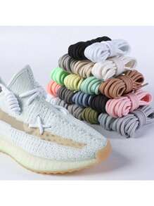 1 Pair Multi-Size Multi-Purpose Round Shoelaces, Suitable For Boots, Basketball Shoes, Thick Sole Sneakers, Practical Shoelaces For Outdoor Use, Easy To Carry