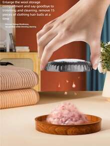 OBOVAY منزع الوبر المحمول بسلك مع فرشاة تنظيف، أداة فعالة لإزالة الوبر من الأثاث والسجاد، ماكينة إزالة الوبر الكهربائية بسلك USB، مناسبة للسترات والبطانيات والوسائد، 500 ملي أمبير