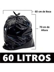 Heavy-Duty Garbage Bags With 100 Units 20/40/60/100 Liters Direct From The Factory - 20公升C/50單位 - 查看 5