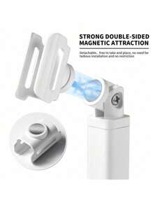 360° Rotatable Nail Lamp With Adjustable Heating Function, Multi-Angle Nail Gel Curing Tool, Professional Nail Salon & Home Use, Ideal Gift For Nail Artists, DIY Enthusiasts & Bridal Stylists, LED Temperature Control & Non-Slip Base - White - View 11