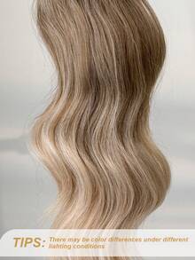 24英寸渐变波浪假莫霍克马尾辫，耐热纤维 - 漸層 - 查看 9