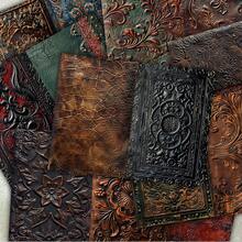 36 Sheets A5 (Luxury European Palace Embossed Background) Scrapbooking Paper, Suitable For Bullet Journals, Scrapbooks, Cards And Crafts - Burgundy - View 5