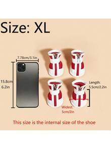 1set Red Cute Breathable Pet Shoes With Zipper, Suitable For Small Dogs - Red - View 17