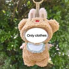 15-17cm LABUBU Shark, Rabbit, Monkey Outfit Set For LABUBU Dolls, Labobo Figurines Gen 1-3 Accessories (Only Doll Clothes) (Shark Outfit Zipper May Vary, Sent Randomly) - Multicolor - View 10