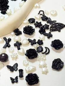 Acrylic DIY Accessories, Cream Glue Phone Cases, Hair Clips, Decorative Accessories Materials, Baroque Accessories, DIY Handmade Earrings, Headwear, Shoes, Clothing Accessories. This Product Is Widely Used In Decoration, Pendants - Multicolor - View 5