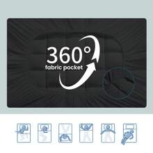 JustLet Cooling Mattress Topper, Extra Thick , Plush Quilted Pad With 8-21 Inch Deep Pockets, Overfilled With Breathable Polyester, Mattress Protector- Machine Washable