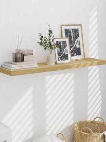 1 Stück verstärkte Schwebende Regale für die Wand, große weiße Wandregale mit Schwerlast-Halterungen, tiefe wandmontierte Aufbewahrungs- und Ausstellungsregale für Schlafzimmer, Wohnzimmer, Küche, Büro