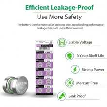 10-50PCS 1.55V AG2碱性纽扣电池LR726 397 396A SR726 SR726SW LR59 SR59 396纽扣电池适用于手表玩具遥控器 - (KND) AG2 LR726 - 查看 3