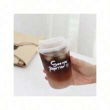 20pcs  Chic Disposable Coffee Cups With Lids!Leak - Proof For Iced Drinks, Lattes & Specialty Brews – Perfect For Cafes, Home Bars & Gifting. Must - Have Drinkware