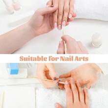 1000 pièces Cotons-tiges à pointe de précision, applicateurs de cotons-tiges pour nettoyer le vernis à ongles, corriger les erreurs de maquillage, les sourcils, les tatouages, la beauté