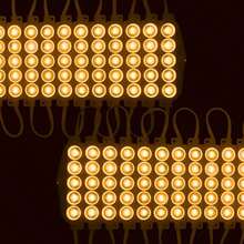 Vmingo 20 pzs Modulo Tira 5 Led 5035 Blanco IP65 Encapsulado Cartel Publicidad Hogar Oficina - Amarillo - Ver 2