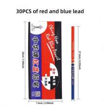 120 lápices bicolor rojo y azul, lápices redondos de polo médicos para marcado de infraestructura de enfermería de laboratorio, dibujo con lápices rojos y azules, comienza a escribir un nuevo libro con este interesante lápiz de regreso a la escuela