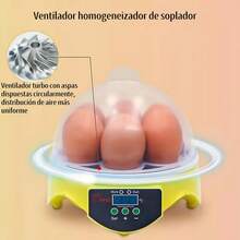 Incubadoras Automatico De 7 Huevos , Encubadorae De Aves-huevo de gallina,huevo de pato,huevo de ganso,huevo de codorniz,huevo de pavo,huevo de lagarto,huevo de pavo real,huevo de paloma,huevo de faisán,huevo de tortuga,huevo de cocodrilo,huevo de serpiente - Tipo de Enchufe B USA (110-127V) - Ver 2
