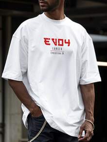 Oversized Streetwear T-Shirt JDM EVO 4 Lancer Evolution Tunada REF 7251 VEST NERD - 白色 - 查看 4