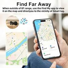 RSH 1pc Mini Air-Tags Smart Tag, Compatible With IOS Find My APP, Real-Time Precise Tracking And Positioning Anti-Loss Device Smart Tracker, Suitable For Keys, Bags, Suitcase Loss Tracking, Thanksgiving, Christmas, Holiday Gift - Multicolor - View 9