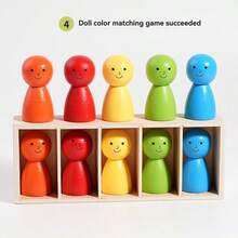 Montessori Color Matching Interactive Toys For Children, Color Pairing Game, The Color Desktop Interactive Educational Toys