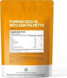 Abronikey VivoNu Pumpkin Seed Oil + Saw Palmetto – Cold-Pressed Virgin Oil Blend With Essential Fatty Acids & Phytosterols – Non-GMO, Gluten-Free – 300 Softgels