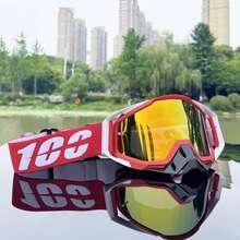 100 Motorcycle Goggles Cycling Glasses Outdoor Off-Road Ski Sport MX ATV Dirt Bike Racing Glasses Motocross Goggles Bike - chỉ có kính bảo hộ - Xem 8