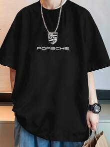 Oversized Streetwear T-Shirt 911 GT3 RS Luxury Automotive Sports REF 7253 VEST NERD - màu đen - Xem 6