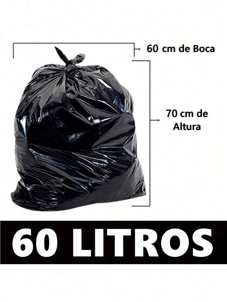 Heavy-Duty Garbage Bags With 100 Units 20/40/60/100 Liters Direct From The Factory - 100L C/100 - Xem 5