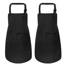一件可调节成人围裙，带口袋，可机洗，适合厨师、园丁、面包师、花艺师、画家、咖啡师等，可用作工作服或厨房用品。 - 彩色 - 查看 34