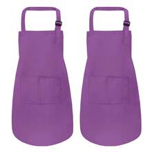 一件可调节成人围裙，带口袋，可机洗，适合厨师、园丁、面包师、花艺师、画家、咖啡师等，可用作工作服或厨房用品。 - 彩色 - 查看 21